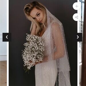 Untamed Petals by Jackson Veil with Pearl Hair Comb